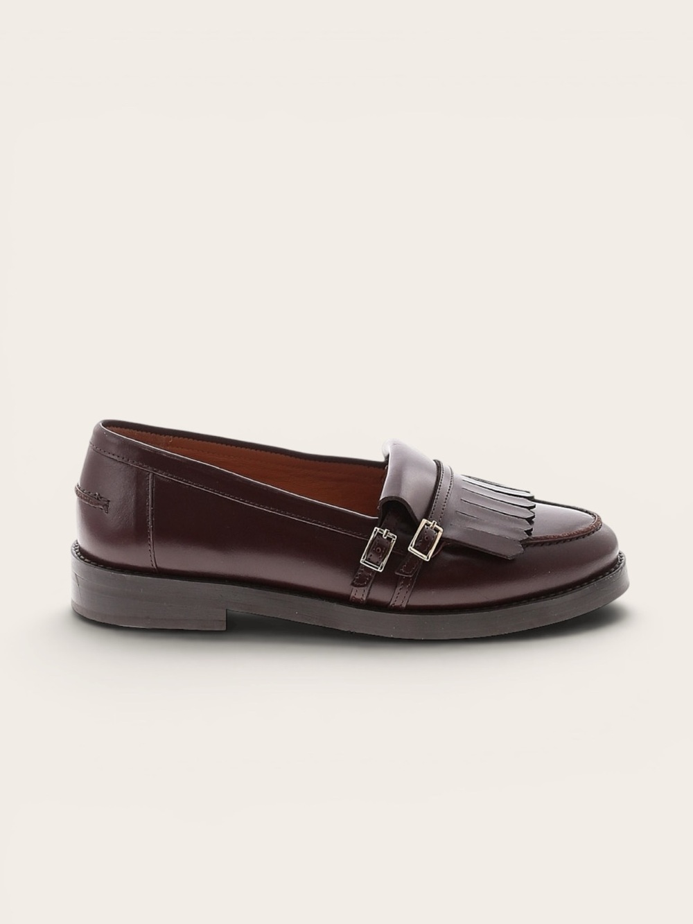 Sézane Joey Loafers in Glossy Chocolate FR 39 / US 8 - Picture 8 of 10